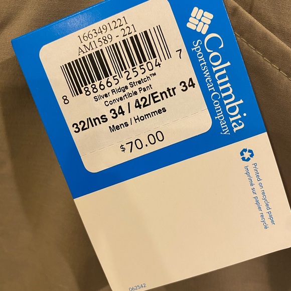 Columbia Zip-off Hiking Pants - Picture 3 of 3